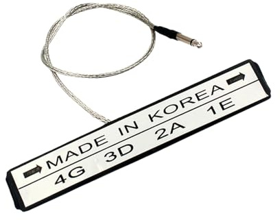Piezo Tonabnehmer für E-cello Pkp15, Hochsensibel, Metall | 1 Stück, mit Kabel und Stecker, Ersatzteil für Musikinstrumente, Cello Zubehör