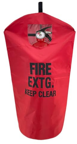 Feuerlöscherabdeckung, robuste Feuerschutzhülle vor Schrammen und Kratzern, Zubehör, 1 Stück (6-9 kg)