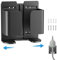EVJUICION EV Charger Holder Adjustable, EV Charging Box Holder ABS, Wall Mount Bracket for Portable EV Charger Control Boxes (Black)