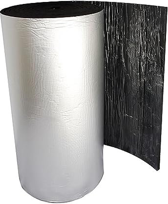 Rouleau d'isolation thermique en mousse de 10 mm d'épaisseur pour voitures, toits, sols, camping-cars, camionnettes, 5 mm d'épaisseur, 1 m x 5 m