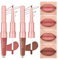 bayfree 2 PCS Lip Liner and Lip Stain Combo Set, High Pigmented Long Lasting Velvet Lip Tint, Well-Defined Lipliner, Weightless Waterproof Not Animal Tested, Matte Finish Makeup