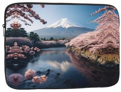 Japan Mount Fuji-Laptop-Tasche, Querformat, für Büro, Arbeit, Computertasche für Konferenzräume, professionelle Einstellungen
