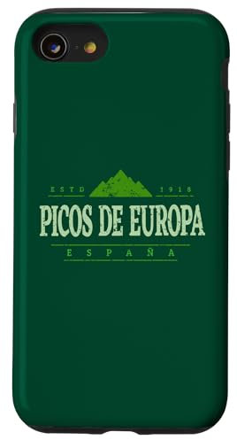 Picos de Europa España Retro Picos de Europa España Montaña Carcasa para iPhone SE (2020) / 7 / 8