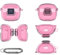 Funda Protectora de TPU Suave para Auriculares inalámbricos para JBL Tune Flex 2 (Translucent Pink)