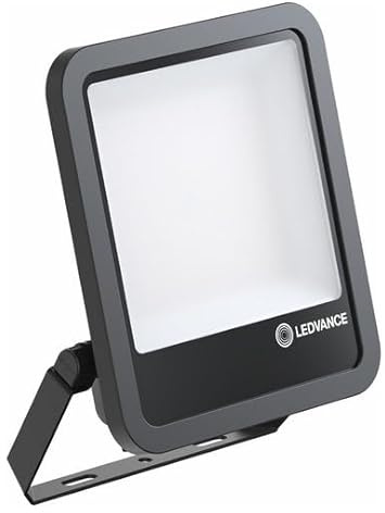 Ledvance Projecteur LED Aluminium Noir 100W 15000lm 100D - 865 Lumière Du Jour | IP66 - Symétrique