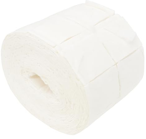Einweg Nagellackentferner Pads 500 Stück Baumwolle Weiß für Mädchen | Praktische Reinigungstücher, Leicht und Bequem, für Salon und Zuhause, zum Wischen bei Nagellack