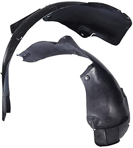 BESTPRICE 1x Radhausschale vorne links, 1x Radhausschale vorne rechts Kompatibel mit VW BORA I (1J2),BORA Variant (1J6),GOLF 4 (1J1),GOLF 4 Variant (1J5)
