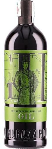 Gin Gil, 700 ml, Ideale per Gin Tonic, Fizz e Collins, con Note Minerali, Agrumate ed Erbacee, con Limoni di Rocca Imperiale e Ginepro di Bassa Quota, Distillazione Artigianale, Idea Regalo, 43% Vol.