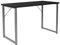 Flash Furniture Schreibtische, Metall, Schwarz, 120 x 59 x 75 cm