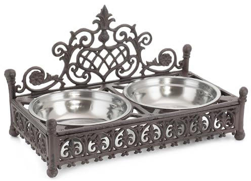 Moritz Gamelle double en fonte pour chien