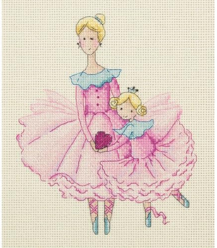 Klart Cross Stitch Kit, Multicoloured, 17x19cm
