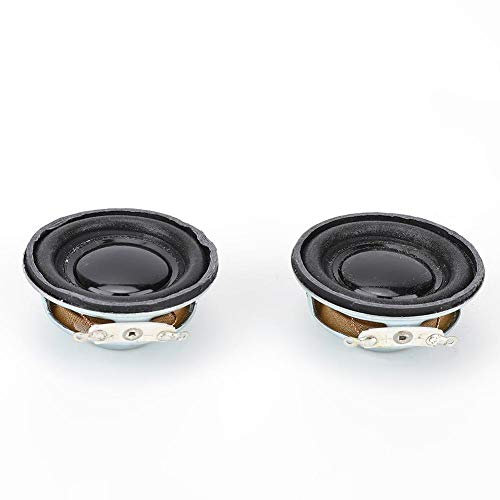 2 Speakers 3W 4R Mini Amplifier Special Rubber Rubber Edge Diameter 4Cm, Electronic Component, Buzzer and Speaker