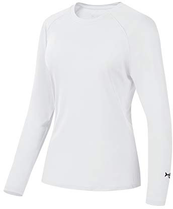 Bassdash Damen Rash Guard UPF 50+ UV Sonnenschutz T-Shirt Langarm Angeln Wandern Performance Shirts
