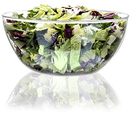 Youngever Lot de 4 Bols à Salade 3.5L, Grands Bols, Bols de Service, Saladiers
