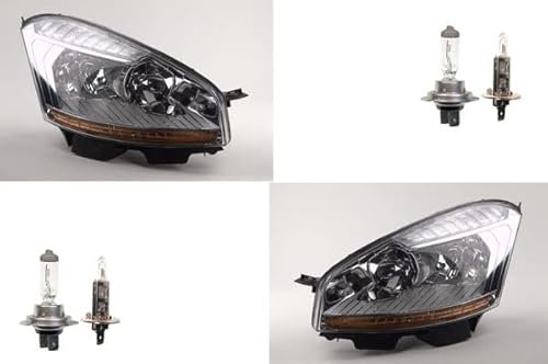 Johns, passend für Citroen C4 Scheinwerfer Picasso 02/07-08/10 mit H7/H1 Set lin. rec.