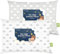 2er Pack Kleinkind Kissen 33 x 45 cm - Weich Bio Baumwolle Kissen Kinder - Kleinkind Kopfkissen Zum Schlafen - Kleines Kinder Kissen - Kinderkopfkissen für Kleinkinder - Kinderkissen (Cloud)