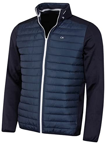 Calvin Klein Mens 2026 CK Hybrid Insulate Lightweight Golf Jacket