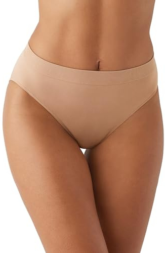 Wacoal Women's B-Smooth Seamless Full Coverage Hi-Cut Brief Panty, 834175