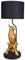 Tischlampe Papagei Gold Vogellampe Vogelfigur Leuchte (ohne Leuchtmittel) Dekolampe Vogel cw269 Palazzo Exklusiv
