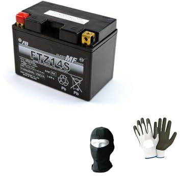 Compatible avec Yamaha FZ1-S Fazer / FZ1-S Fazer ABS 1000 ANNÉE 2006 AL 2015 Batterie Gel FURUKAWA YTZ14S FTZ14S Batteries Actives CHARGÉES ET PRÊTES À l'emploi 11,6 AH 12V