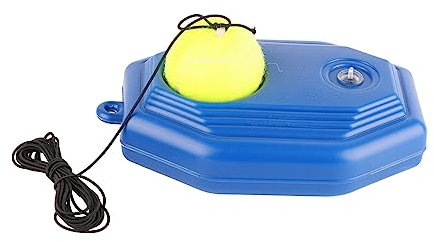 Pelota de rebote para entrenamiento de tenis, juego de entrenamiento con cuerda elástica de goma para una sola persona