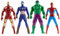 Philoctes Superhelden Figuren 18cm, Figur Anime Actionfiguren Super Hero Anime Sammlung Modell Spielzeug Statue Dekoration Zubehör Figur Kuchen Dekoration mit 4 Figuren