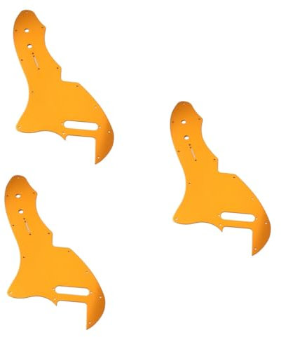 Supvox 3stücke Gitarren Zubehör Pickguard Aus Passend Für Re-issue Gitarre Leicht Und Praktisch Langlebig Und Installieren Für Musiker Und Gitarrenliebhaber