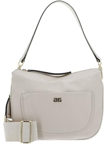 Abro Leather Dalia Hobo Bag Clara S Beige