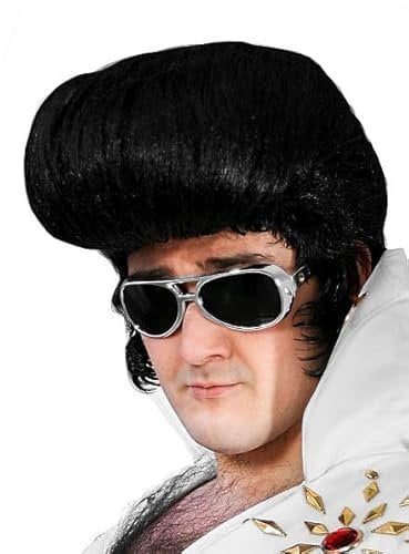 King of Rock Perücke - Kostüm-Zubehör Karneval, Halloween & Motto-Party