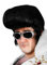 King of Rock Perücke - Kostüm-Zubehör Karneval, Halloween & Motto-Party