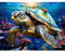 luckyarina Diamond Painting Erwachsene Schildkröte- Diamont Painting Tiere, Schildkröte Diamond Painting Bild als Geschenk für Home Wall Decor 30X40CM