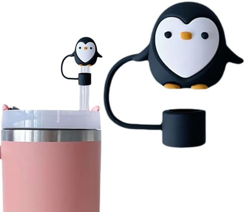 HFLWYWD Trinkhalm-Aufsätze für Stanley-Becher, 10 mm Silikon-Trinkhalm-Abdeckung, Kappe für Stanley-Cup-Zubehör, niedliche Strohhalm-Aufsatz, Trinkhalm-Abdeckkappe für 30 ml und 1,2 l Trinkbecher,