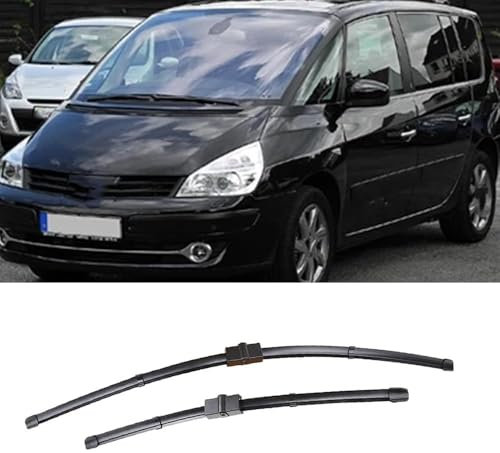 LJWAN Escobilla Limpiaparabrisas para Renault Espace 4 IV 2002-2014 30+26, Coche Parabrisas Limpiaparabrisas Delantero Ventan Escobillas Autopartes
