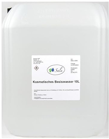Sala kosmetisches Basiswasser parfümfrei 96% Alkohol 10 L 10000 ml Kanister