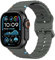 Astorgos Cinturino Sportivo Compatibile con Apple Watch Ultra 2/Ultra 49mm,S10 46mm,9/8/7 45mm,SE2/SE/6/5/4 44mm,3/2/1 42mm,Cinturino in Silicone Morbido Traspirante per Uomini e Donne, Verde Scuro