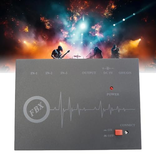 Soppressore Di Feedback, Processore Audio Digitale, 3-In 1-Out, Soppressore Di Feedback Del Microfono Wireless, Automatico Anti-Ululato, per Performance Sul Palco Conferenza