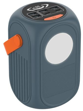 Power Bank /80W high power mobile 60,000-100,000 mAh large capacity outdoor camping portable laptop (60000mAh/sea blue)