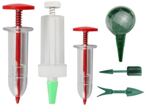 6 PZ Mini Spandiconcime Semina Manuale Semina Dispenser Seminatore Spandiconcime Piccolo Fioriera Semi Strumento Palmare Per Piccoli Semi