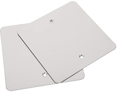 Operitacx 2Stücke Abdeckplatten Für Elektrische Auslässe Blinddeckel Wandplatte Für Kabeldurchführungen Zum Abdecken Von Wandschäden Genutzten Lichtschaltern
