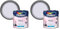 Dulux Matt Emulsion Paint For Walls And Ceilings - Violet White 2.5 Litres (Pack of 2)