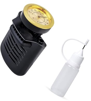 Silicone Protected Guitar Humidifier Features Double Water Ports 10ml Bottle Hygrometer Perfect For Dryness Prevention Guitar Case Humidifier With Hygrometer