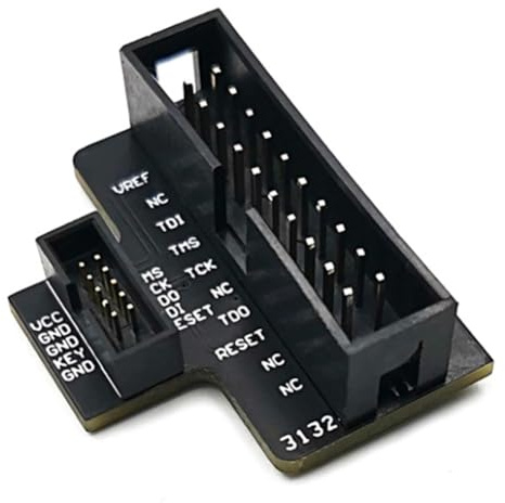 Rastapulz JTAG Interface Adapter Board 1,27 mm - 2,54 mm 20 Pin Bis 10 Pin 1,27 mm Unterstützung für/SWD Übertragen
