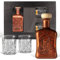 Villa Ron - Caribbean-Style Spiced Rum (0,5 litre de rhum brandy) - coffret cadeau avec 2 verres Nachtmann taillés