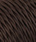 Cavo Elettrico Treccia/Trecciato Rivestito in Tessuto. Colore Marrone. Sezione 3x1.50 (10 Metri)