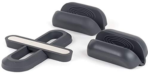 Villeroy & Boch OT0455 Silicone Trivet Stand & Pot Holder Set, Non-Slip & Heat Resistant, Compact Multifunctional Pot Rest & Counter/Worktop Protector, Secure Grip, Hot Plate, Oven Tray, Pan Handler