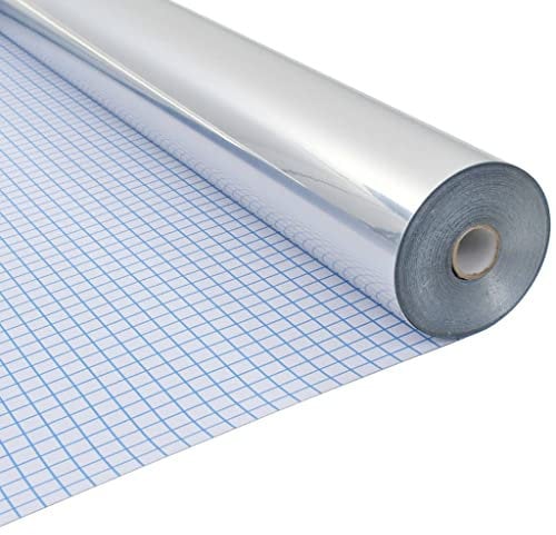 vidaXL Spiegelfolie Selbstklebend 0,9x20m Fensterfolie Sichtschutz Folie