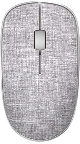 Rapoo M200 Plus kabellose Maus Wireless Mouse 1300 DPI Sensor 12 Monate Batterielaufzeit leise Tasten ergonomisch für Links- und Rechtshänder PC & Mac - grau