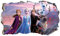 Chicbanners 3D Wandtattoo Kinderzimmer Mädchen Prinzessin Wandaufkleber V610, selbstklebend, Größe 1000 mm breit x 600 mm tief (groß)