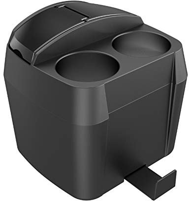 Multifunktionale Aufbewahrungsbox für Auto,MoreChioce Autositz Organizer Getränkehalter KFZ Abfalleimer Auto Taschentuchbox Halter Hängender Trinkflasche Becherhalter,Schwarz