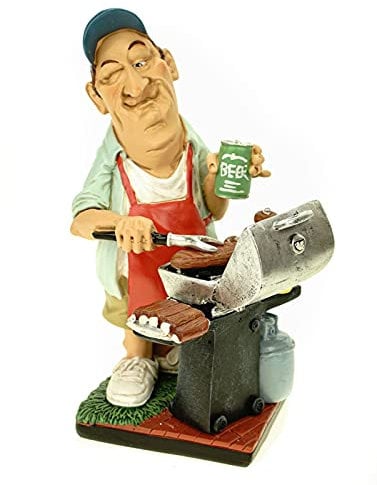 Joh. Vogler GmbH Funny Life Alles unter 400gr ' Mann am Grill v.W.Stratford lustige Figur Skulptur Karikatur